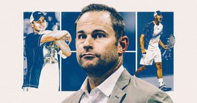 Thumbnail of Andy Roddick, the U.S. Open’s last American male champion, sees himself a tennis schlub