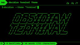 Thumbnail of GitHub - zcysxy/Obsidian-Terminal-Theme: An Obsidian theme that emulates a terminal.