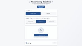 Thumbnail of Piano Tuning Beat Quiz - Train Your Ear