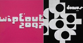 Thumbnail of 'brik font' by craig ward is an intricate typography series made of LEGO bricks