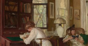 Thumbnail of Josephine and Mercie by Edmund Charles Tarbell