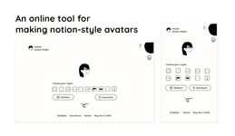 Thumbnail of Create Unique Notion-Style Avatars with Notion Avatar Maker