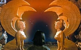 Thumbnail of the neverending story two statues - Google Search