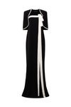 Thumbnail of ARNAB CREPE DRESS IN BLACK AND WHITE | 21Six | CULT MIA