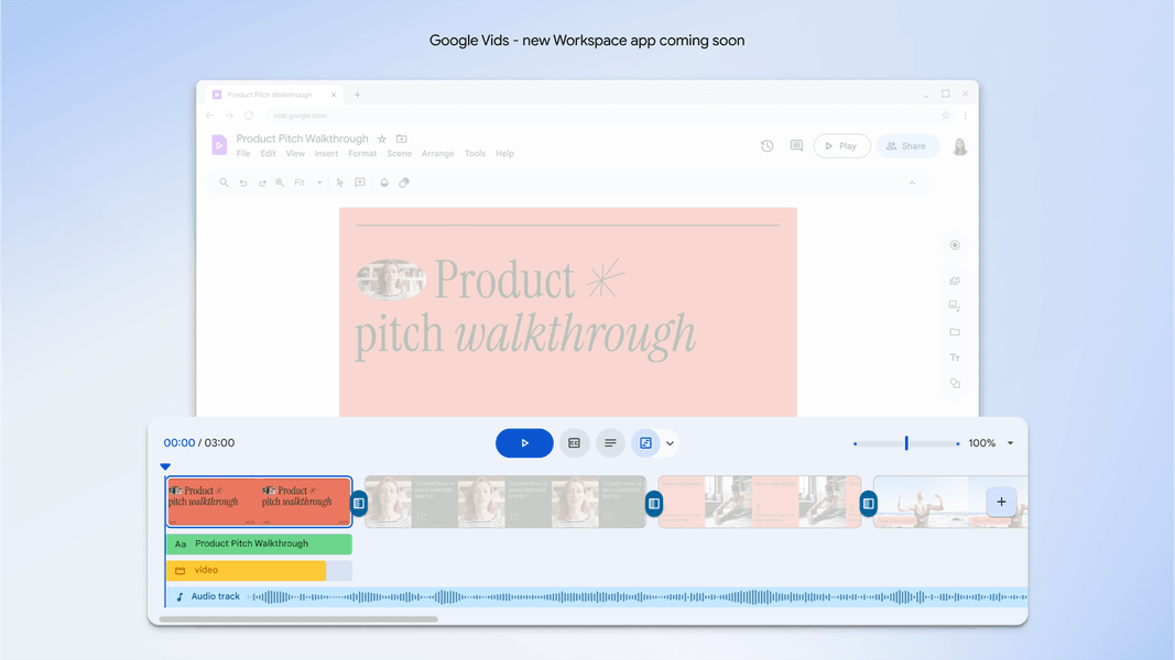 Thumbnail of With Vids, Google thinks it has the next big productivity tool for work