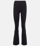Thumbnail of Airbrush high-rise bootcut pants in black - Alo Yoga | Mytheresa