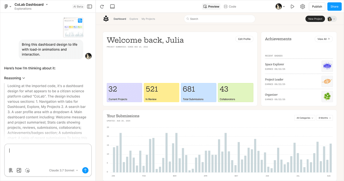 Thumbnail of Figma Make: Create with AI-Powered Design Tools