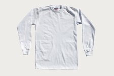 Thumbnail of The Teamster Tee - Long-Sleeve White