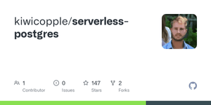 Thumbnail of GitHub - kiwicopple/serverless-postgres