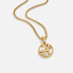Thumbnail of White Shell Zodiac Coin Necklace – Beautiful Earth Boutique