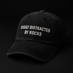 Thumbnail of Easily Distracted by Rocks Hat, Geology, Geology Hat, Geology Gifts, Geologist Student, Geology Student Gifts, Vintage Cotton Twill Cap - Etsy