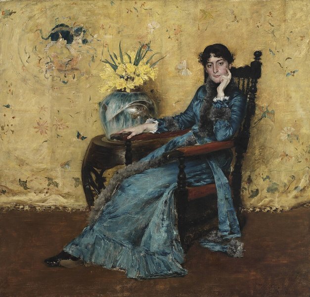Thumbnail of File:Chase William Merritt Portrait of Miss Dora Wheeler 1883.jpg - Wikimedia Commons