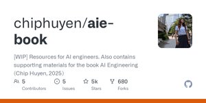Thumbnail of aie-book/resources.md at main · chiphuyen/aie-book