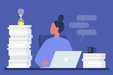 Thumbnail of ‘I’m drowning over here!’: How the cult of busyness took over the world of work
