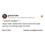 Thumbnail of gracie kate on Substack