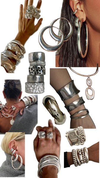 Thumbnail of silver girl🩶 en 2025 | Bijoux mode, Style de bijoux, Bijoux argent
