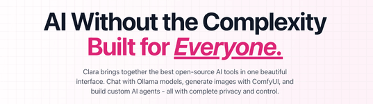 Thumbnail of ClaraVerse - Privacy-First AI Assistant & Agent Builder