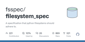 Thumbnail of GitHub - fsspec/filesystem_spec: A specification that python filesystems should adhere to.