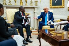 Thumbnail of Trump Lectures South African President in Televised Oval Office Confrontation