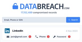 Thumbnail of DataBreach | Check if your data was compromised