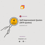 Thumbnail of Self Improvement Quotes (3979 quotes)