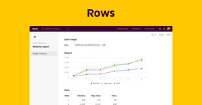 Thumbnail of Rows — The spreadsheet with superpowers