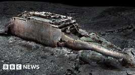 Thumbnail of Titanic digital scan reveals new details of ship's final hours