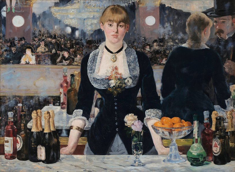 Thumbnail of File:"Un Bar aux Folies-Bergère" by Édouard Manet (1882).jpg - Wikimedia Commons