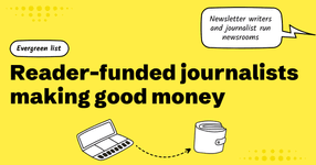Thumbnail of Reader-funded journalists making good money