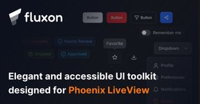 Thumbnail of Fluxon UI · UI Components for Phoenix Framework