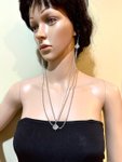 Thumbnail of Silver Color Metal Ear-lace, Earrings Necklace, Chains Connected, Lightweight Unique Ear to Ear Earlace, Modern Dangle Drop Unisex Jewelry - Etsy