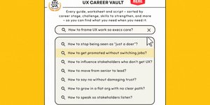Thumbnail of 🚨 START HERE 👉 UX Career Vault