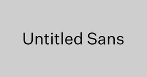Thumbnail of Klim Type Foundry · Untitled Sans fonts