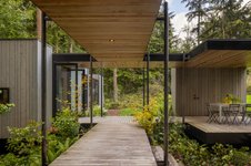Thumbnail of Half the Floor Plan Is Outdoors at This Off-Grid Prefab in Washington ...
