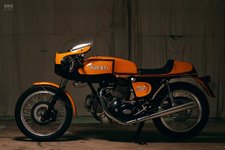 Thumbnail of The enduring edge of a classic motorbike
