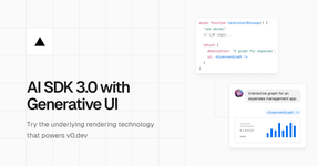 Thumbnail of Introducing AI SDK 3.0 with Generative UI support – Vercel