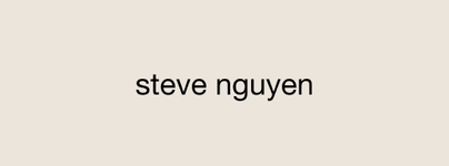 Thumbnail of Steve Nguyen