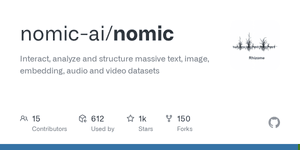 Thumbnail of GitHub - nomic-ai/nomic: Interact, analyze and structure massive text, image, embedding, audio and video datasets