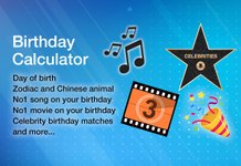 Thumbnail of Birthday Calculator - Your Age, Day of Birth, Birthstone and more