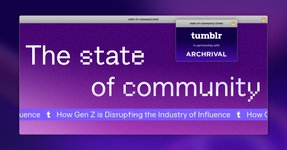 Thumbnail of State of Community – Tumblr