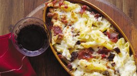 Thumbnail of Penne With Garrotxa, Serrano Ham, and Sun-Dried Tomatoes