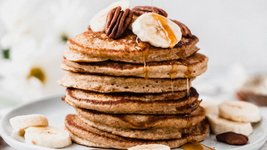 Thumbnail of Healthy Banana Oatmeal Pancakes (made in the blender) | Ambitious Kitchen