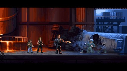 Thumbnail of 名作映画「ターミネーター2」を2Dドット横スクロールACTで再現。「Terminator 2D: NO FATE」，ゲーム概要を紹介するトレイラーを公開