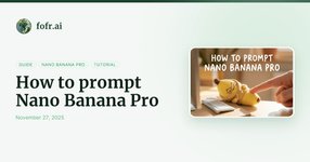 Thumbnail of How to prompt Nano Banana Pro