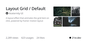 Thumbnail of 21st.dev - Discover, share, and craft UI components