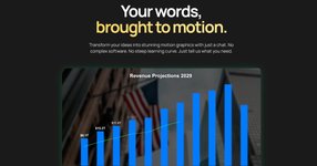 Thumbnail of Text-to-Motion | AI-Powered Motion Graphics Generator