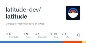 Thumbnail of GitHub - latitude-dev/latitude: Developer-first embedded analytics