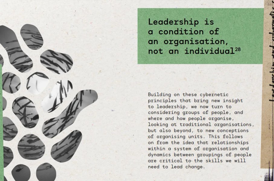 Thumbnail of Leadership is a condition of an organisation, not an individual