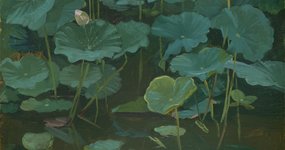 Thumbnail of Buddha's Flowers: Lotus, Tokyo by Theodore Wores