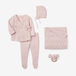 Thumbnail of Blush Pink Baby Layette Set w. Box